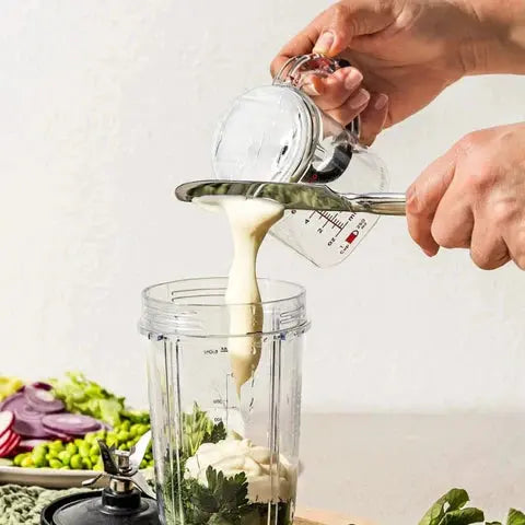 Messbecher 250 ml – Transparenter Messbecher mit Skala Zorenza