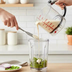 Messbecher 250 ml – Transparenter Messbecher mit Skala Zorenza