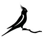 Metall-Vogel-Silhouette – Wand- und Gartendekoration Zorenza