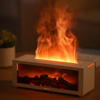 Mini-Elektrokamin mit realistischem Flammeneffekt – Plug & Play (2 stück) Zorenza