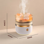 Salzlampen-Diffusor mit Himalaya-Kristall und LED-Beleuchtung -    Zorenza