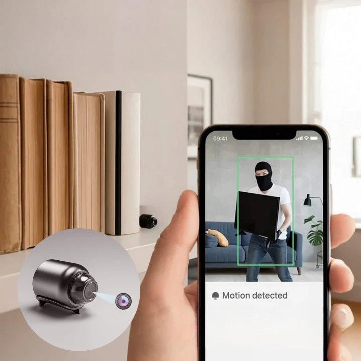 Mini WiFi Kamera mit 1080p HD und Live-Fernzugriff – Für Zuhause & Büro -    Zorenza
