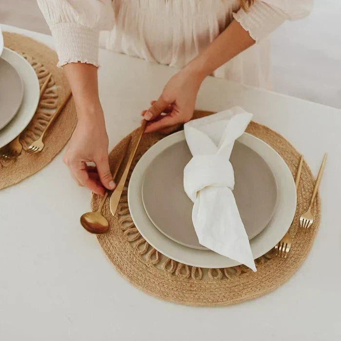Besteckset Edelstahl 18/10 mit Titan-Finish – Minimalistisches Design -    Zorenza