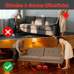 Möbelheber- und Rollenset mit Feststellbremse (4-teilig) Zorenza