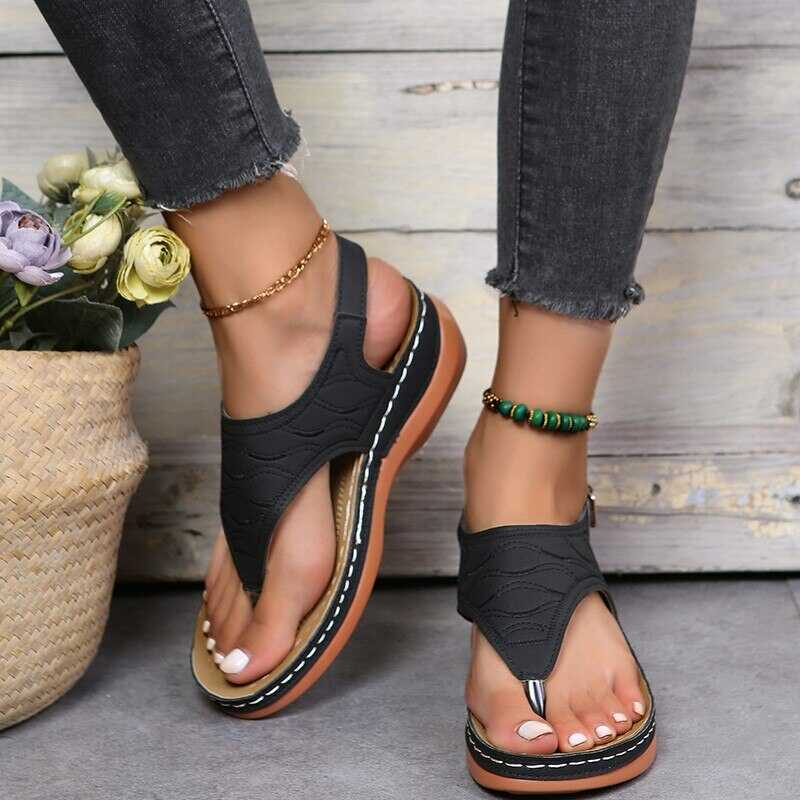 Damen Sandalen mit verstellbarem Riemen -    Zorenza