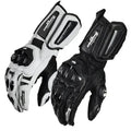 Motorradhandschuhe aus Leder mit Protektoren Zorenza
