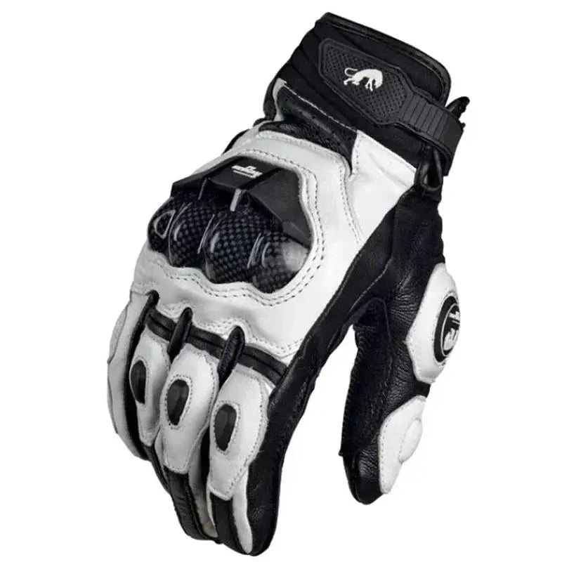 Motorradhandschuhe aus Leder mit Protektoren Zorenza
