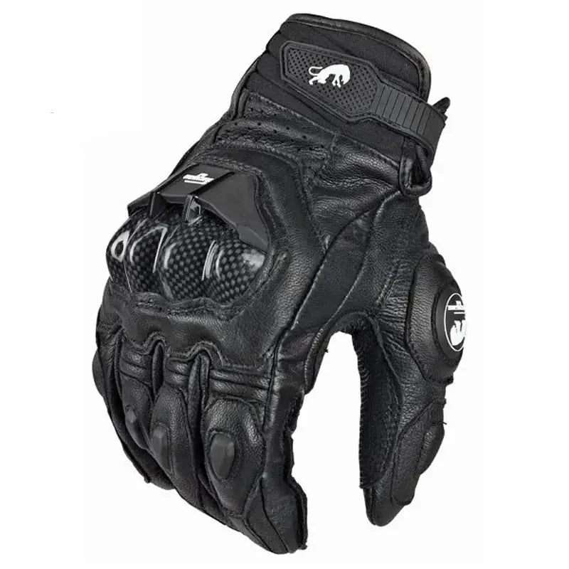 Motorradhandschuhe aus Leder mit Protektoren Zorenza