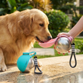 Hunde-Trinkflasche mit Silikonnapf – Auslaufsicher für unterwegs -    Zorenza