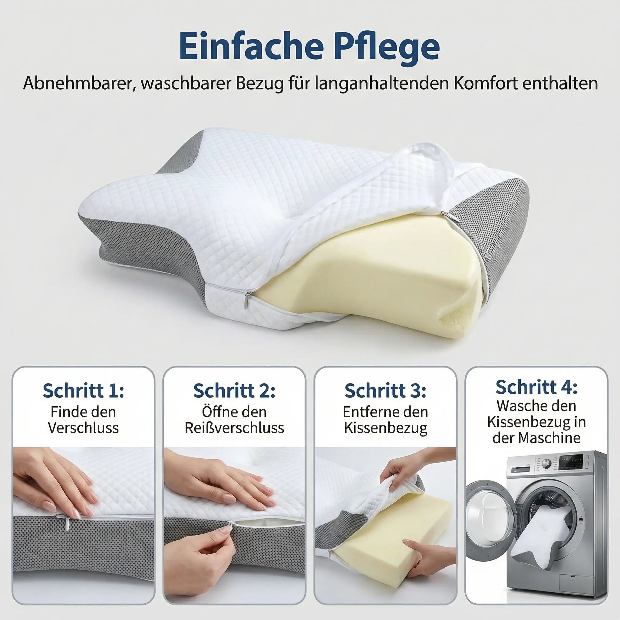 Nackenstützkissen – Erholsamer Schlaf ohne Nackenschmerzen Zorenza