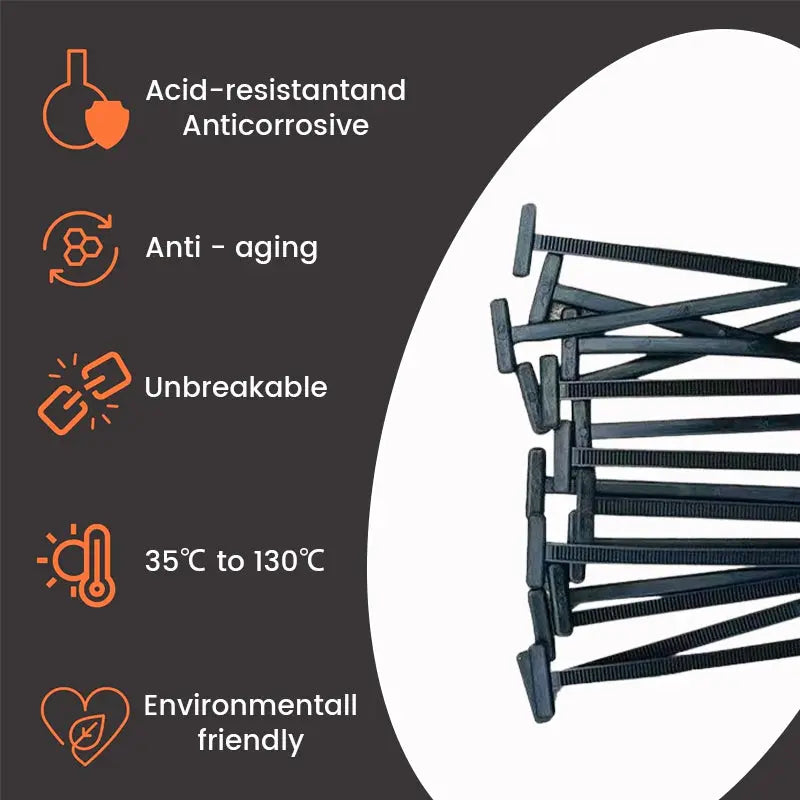 Nylon-Kabelbinderschnalle – Universelle Auto-Clip-Ersatzteile Zorenza