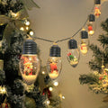 LED-Lichterkette Weihnachtsfiguren – Glühbirnen-Design -    Zorenza