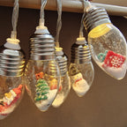 LED-Lichterkette Weihnachtsfiguren – Glühbirnen-Design -    Zorenza