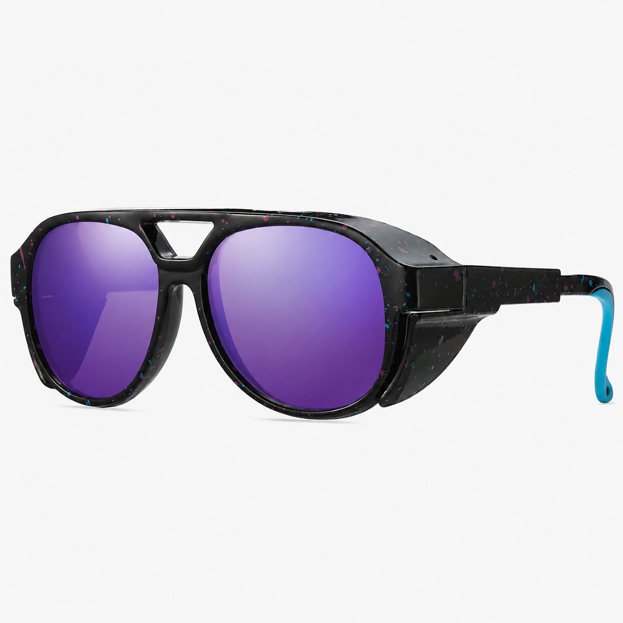 Motorradbrille mit Seitenschutz – UV400 Schutz -    Zorenza