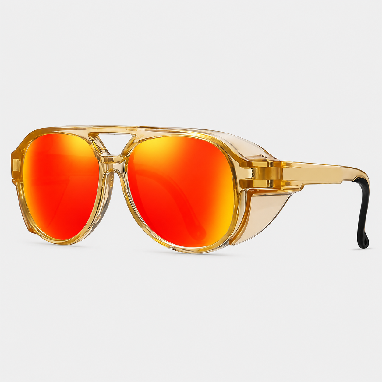 Motorradbrille mit Seitenschutz – UV400 Schutz -    Zorenza