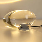 Ovale Tischlampe mit warmem Stimmungslicht Zorenza