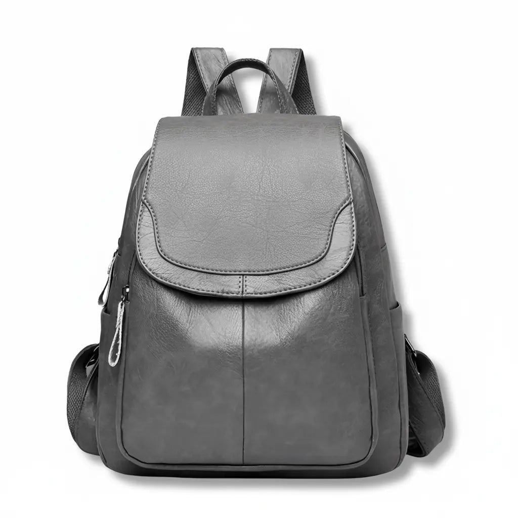 PU-Leder-Rucksack mit Anti-Diebstahl-Reißverschluss Zorenza