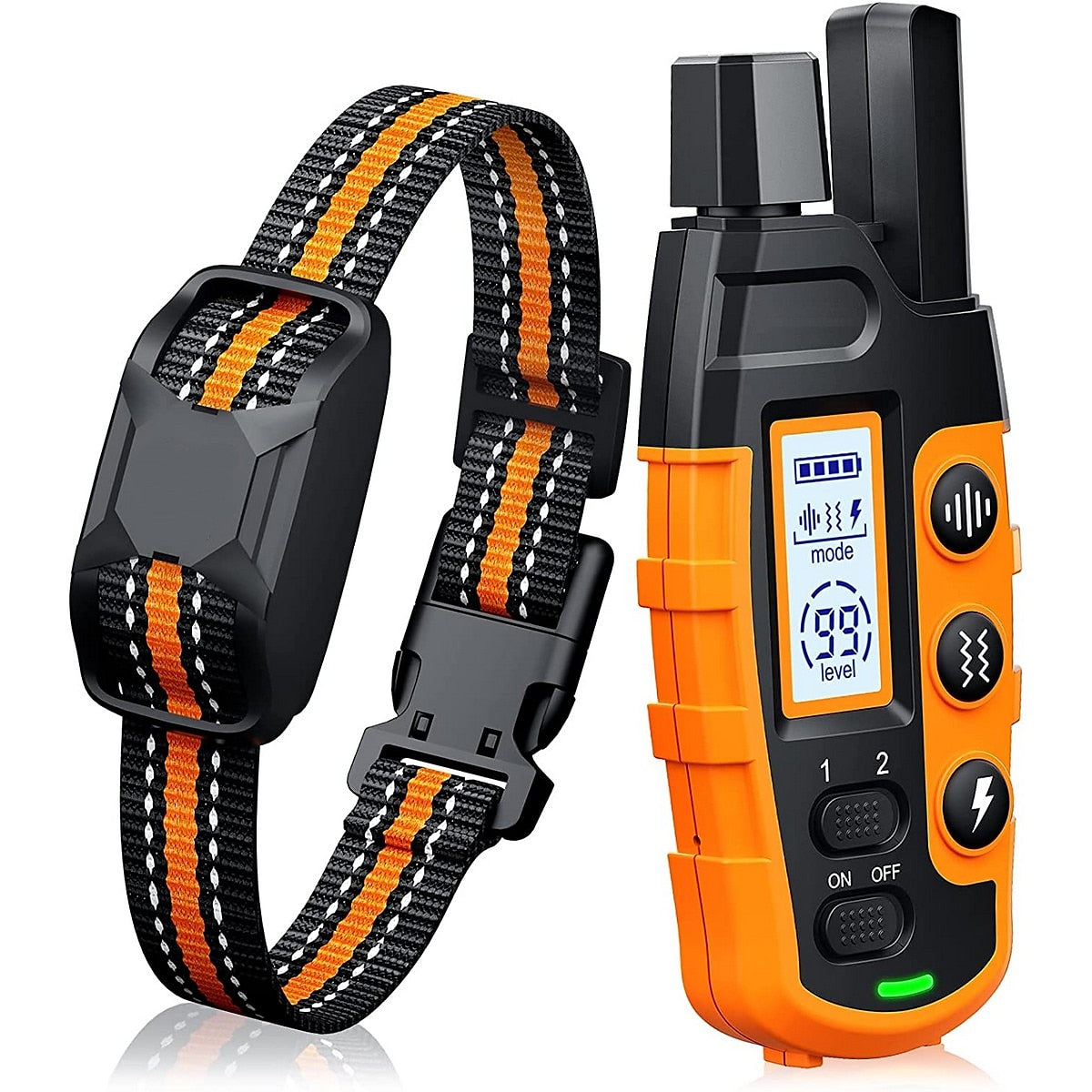 Hundetraining-Halsband mit Fernbedienung, wasserdicht -    Zorenza