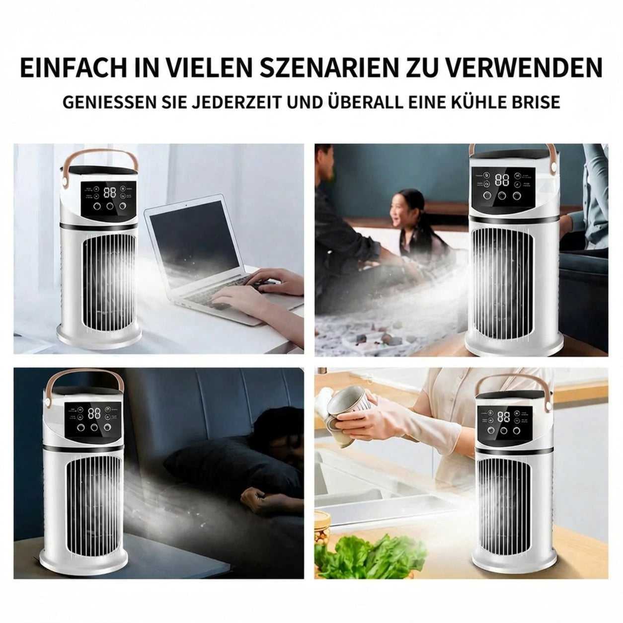 Wasserkühler USB mit 9 Stufen und RGB-Beleuchtung -    Zorenza