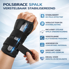 Handgelenkbandage mit Schiene – Verstellbar und stabilisierend -    Zorenza