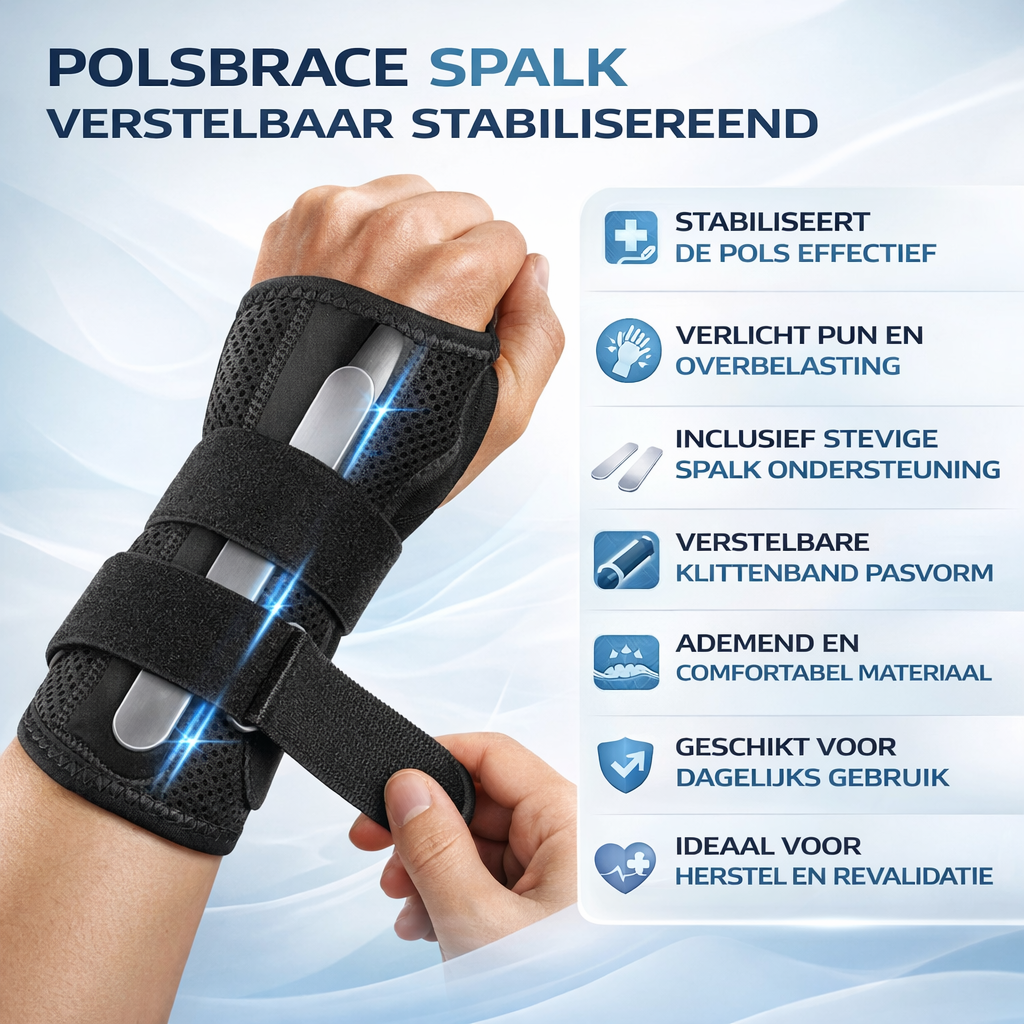 Handgelenkbandage mit Schiene – Verstellbar und stabilisierend -    Zorenza