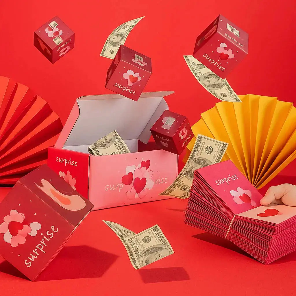 Pop-up Geschenkbox – Sofortiger Überraschungs-Effekt für jeden Anlass Zorenza