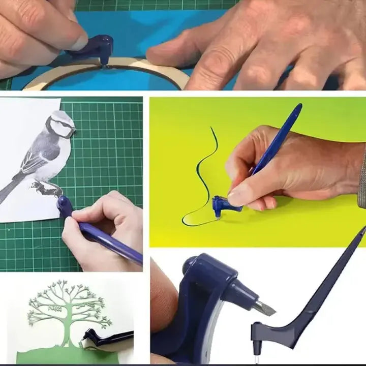 Präzisions-Schneidwerkzeug-Set 2er mit auswechselbaren Klingen Zorenza