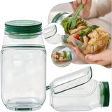 Scatola per insalata premium con coperchio a tenuta stagna - BPA free