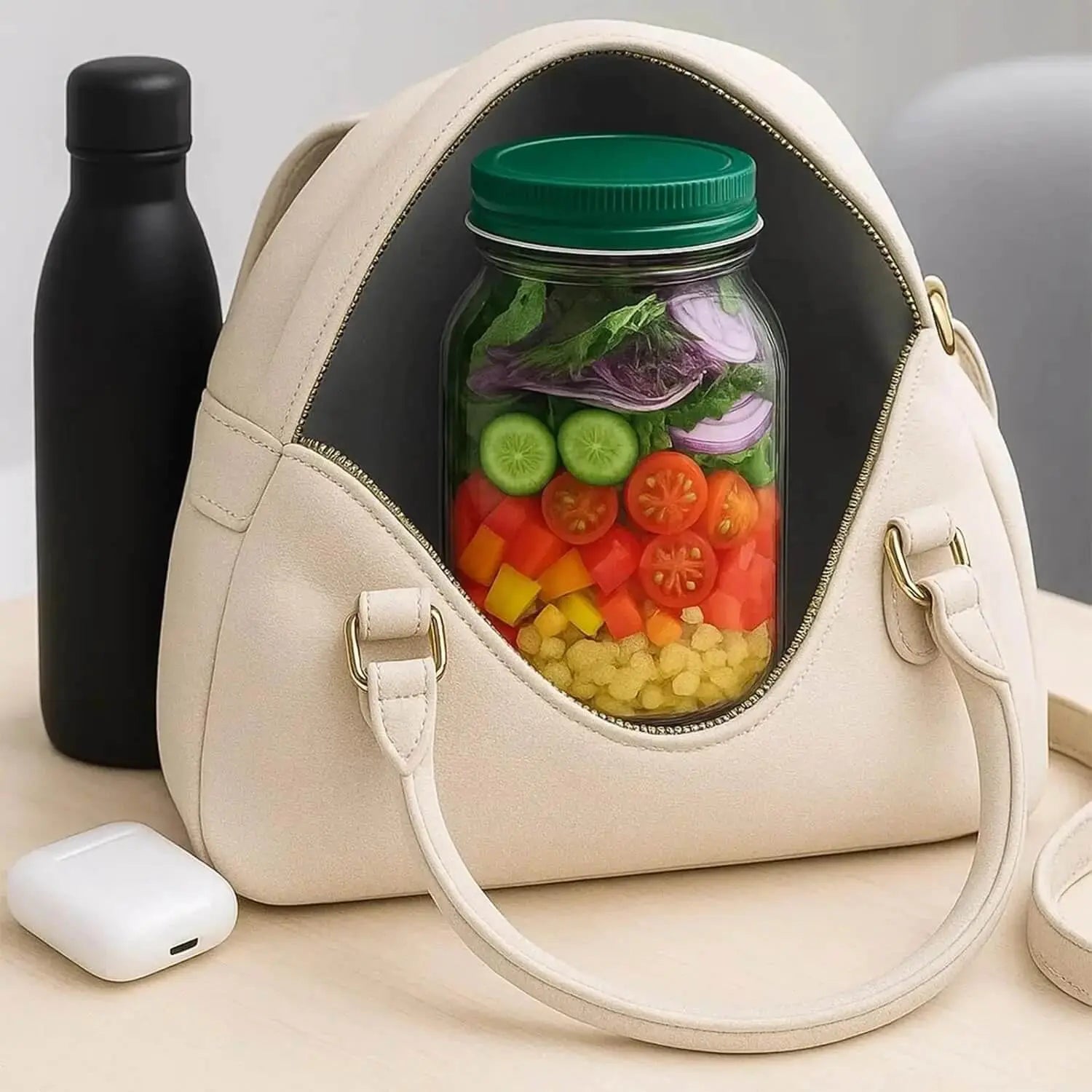 Premium Salatbox mit Leckdichtem Deckel - BPA-frei Zorenza
