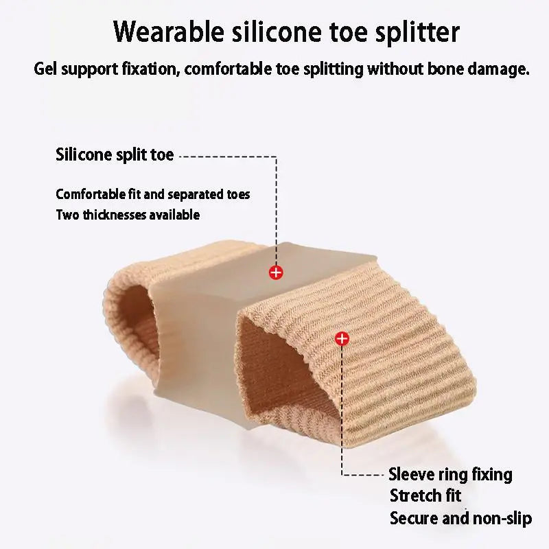 Premium-Zehenseparatoren aus elastischem Material – Schmerzfreie Ausrichtung & Komfort Zorenza