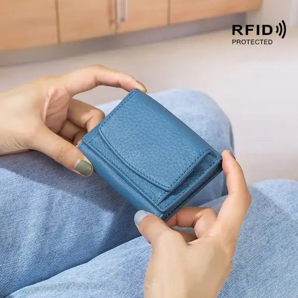 RFID Blocking Leder Geldbörse – Stylisch, Kompakt und Sicher Zorenza