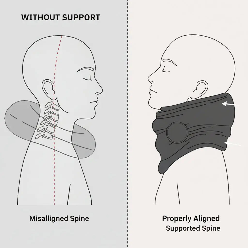 Reise-Nackenkissen – Sanfte Unterstützung für komfortable Reisen Zorenza