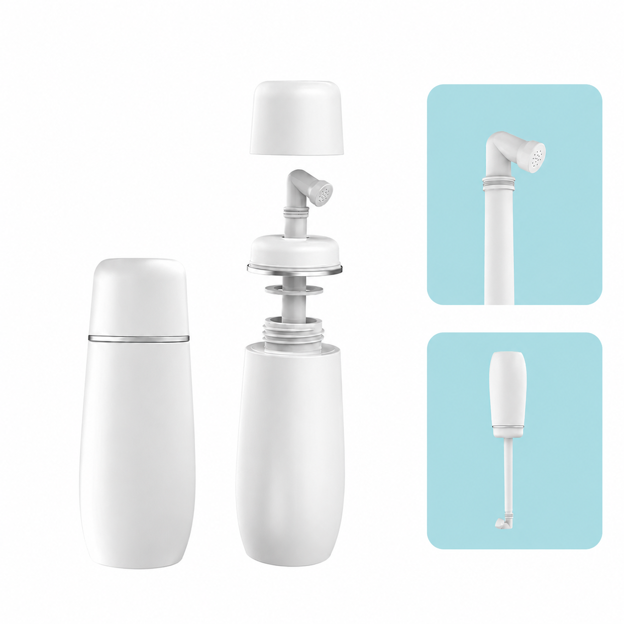 Reisebidet mit Sprühdüse und 400 ml Fassungsvermögen -    Zorenza