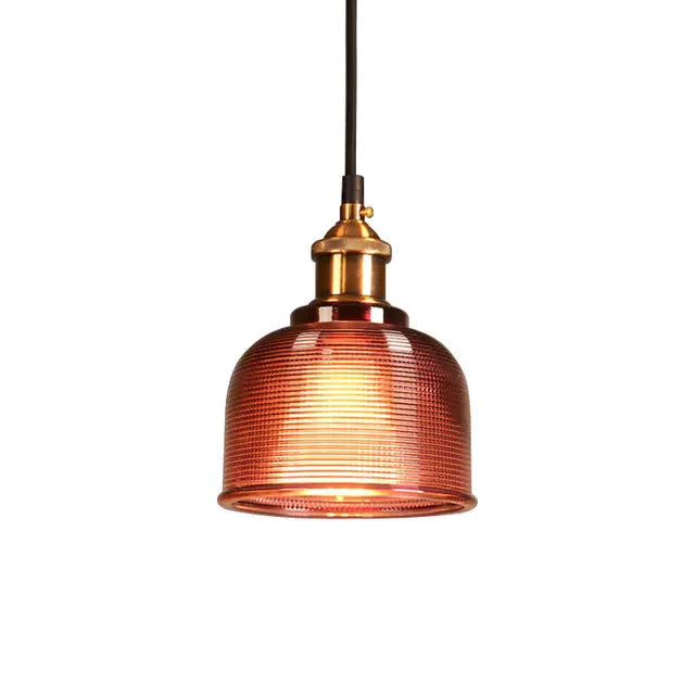 Retro Glas-Pendelleuchte Zorenza