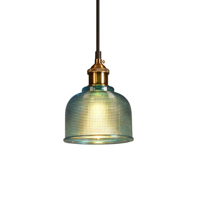 Retro Glas-Pendelleuchte Zorenza