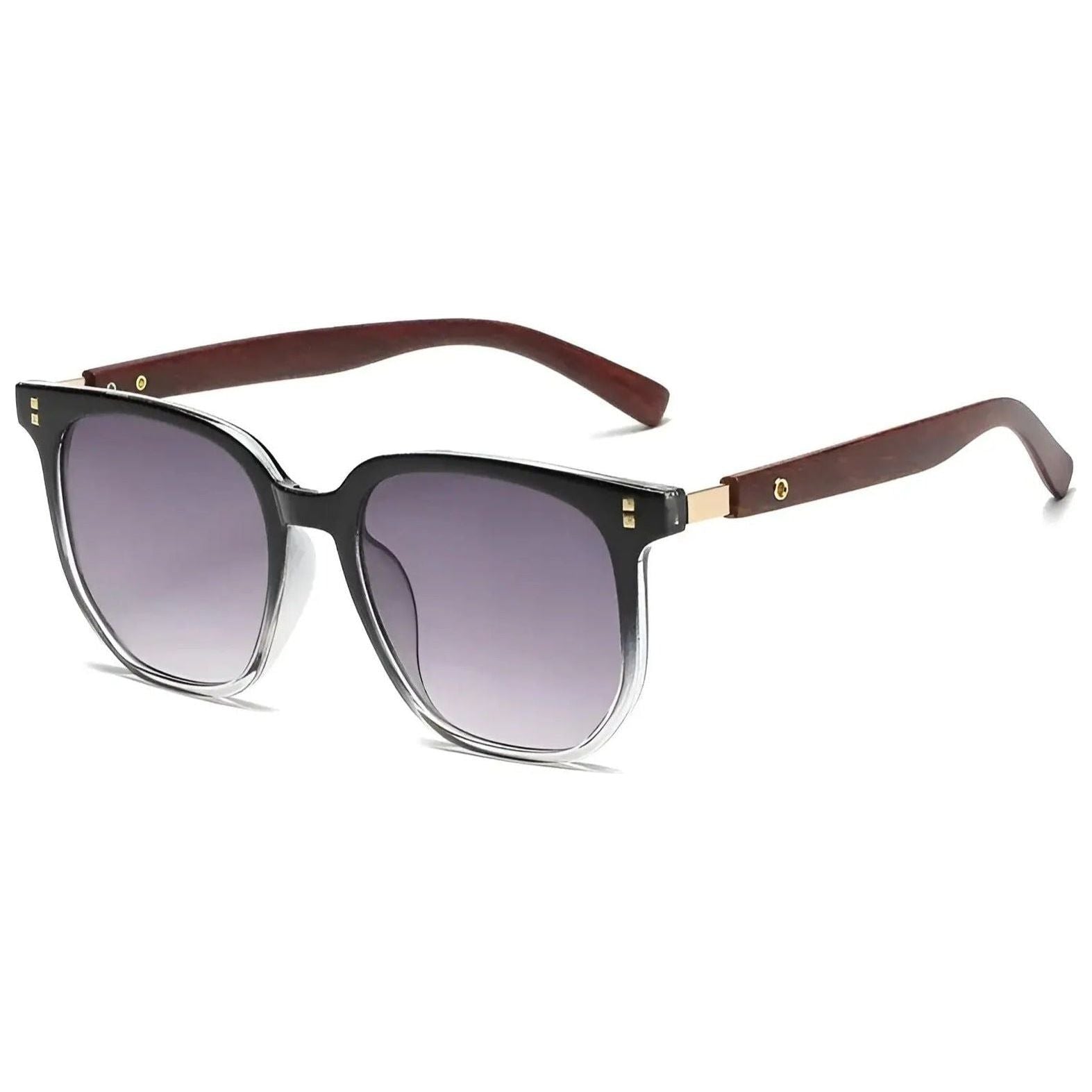 Sonnenbrille Quadratisch Retro-Stil mit UV400-Schutz -    Zorenza