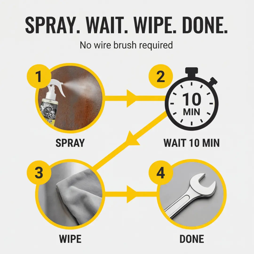 Rostentferner-Spray – Rost auflösen ohne Schrubben Zorenza