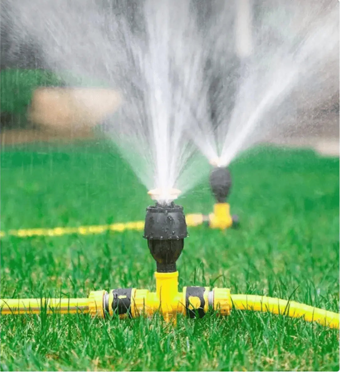 Rotierender Gartensprenger – Gleichmäßig bewässern, weniger Aufwand (4er-Set) Zorenza
