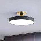 Runde LED-Deckenleuchte mit Messingfassung – Modern & Flach Zorenza
