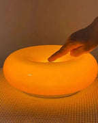 Runde Tischlampe in Donutform mit Sanftem LED-Licht Zorenza