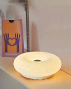 Runde Tischlampe in Donutform mit Sanftem LED-Licht Zorenza