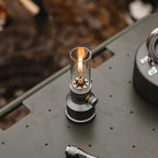Campinglampe Aluminium mit Gaskartusche – Vintage-Stil -    Zorenza