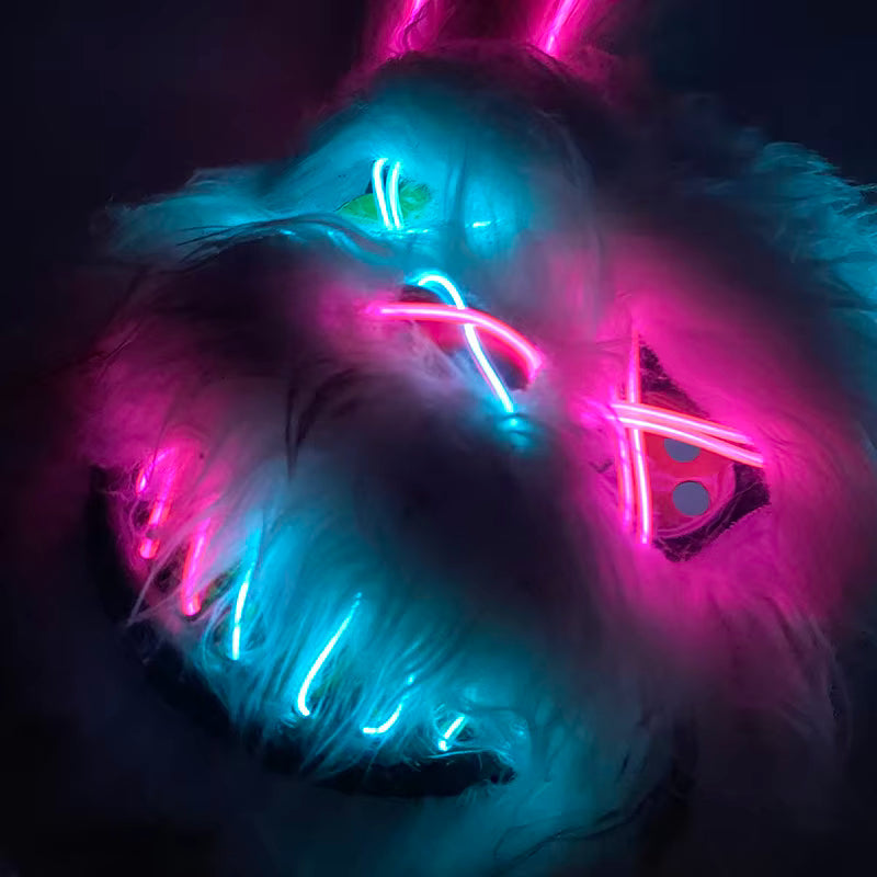 LED-Maske mit Neonlicht und mehreren Leuchtmodi -    Zorenza