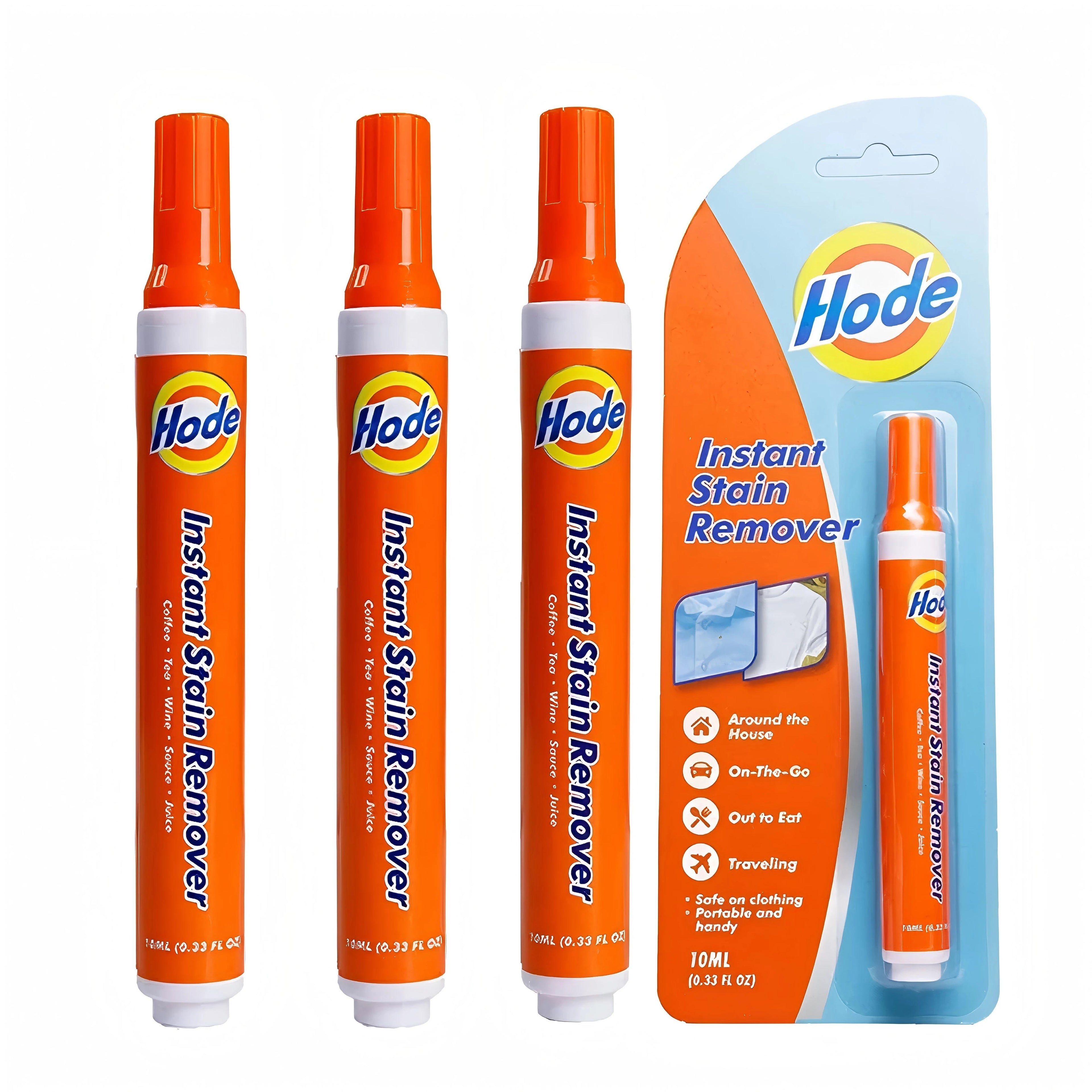 6er-Pack tragbare Fleckenentferner-Stifte, schnell wirkende Formel, Saft, Make-up, Babynahrung, sicher für Kinder und Erwachsene, Kleidung, Fleckenentfernungsset Zorenza