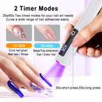 UV-Gel-Nagelstift mit Ständer – In der Hand oder freihändig Zorenza