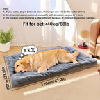 Hundebett XXL mit Plüsch-Oberfläche - 120x60 cm Zorenza