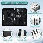 30 stks manicure set draagbare roestvrijstalen nagelknipper trimgereedschap schoonheid pedicure kit vingerverzorging nagelknipper schaar set Zorenza
