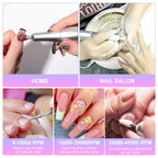 45000 RPM oplaadbare elektrische nagelboormachine Professionele nagelboren voor gelnagels Polish Draagbare nagelvijl manicure tool Zorenza