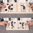 Tischspiel 2-in-1 Fußball & Shuffleboard aus Holz -    Zorenza