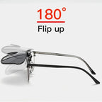 Clip-On Sonnenbrille polarisiert aufklappbar -    Zorenza